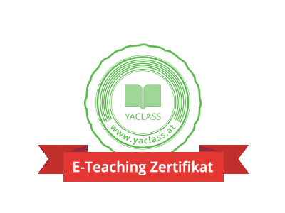 Gratulation zum E-Teaching Zertifikat